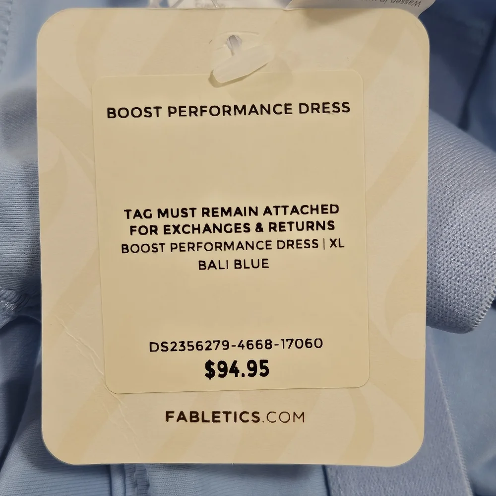 NWT Fabletics Boost Performance Dress Classic Mini Size XL - Picture 5 of 6